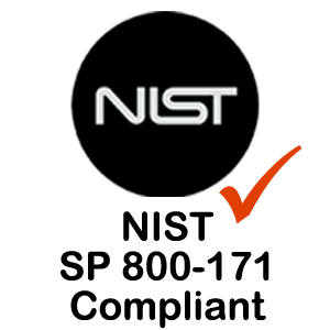 NIST SP 900-171 Compliant Logo